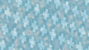 Organik desenli yüzey giriş stili video film sanatı ile soyut arkaplan tasarımı