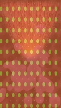 Soyut hareket desenli fütüristik video üretimi için dinamik dijital arkaplan