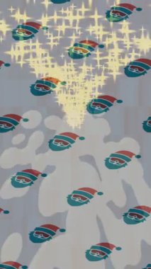 Benzersiz hareket grafikleri tasarım sanatına sahip yaratıcı film üretimi için özet bir arkaplan