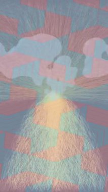 Modern medya üretimi için fütüristik dijital soyut doku sinematik tarz hareketli grafik ögesi