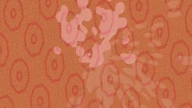 Benzersiz video giriş tasarımı projeleri için detaylı yüzey kalıbı film animasyon stili grafik girişi