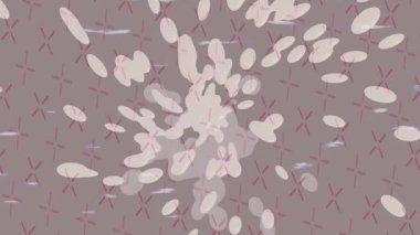 Organik desenli yüzey giriş stili video film sanatı ile soyut arkaplan tasarımı