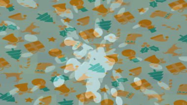 Modern medya üretimi için fütüristik dijital soyut doku sinematik tarz hareketli grafik ögesi