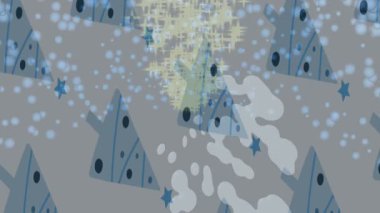 Dijital doku yüzey tasarım biçimi ile modern video animasyonu için gelişmiş hareket grafikleri