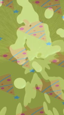 Benzersiz video giriş tasarımı projeleri için detaylı yüzey kalıbı film animasyon stili grafik girişi