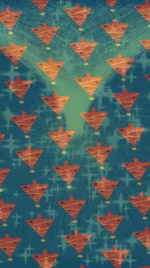 Benzersiz hareket dokusu tasarım sanatı ile profesyonel video düzenleme için modern soyut grafikler