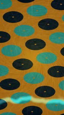 Dijital doku yüzey tasarım biçimi ile modern video animasyonu için gelişmiş hareket grafikleri