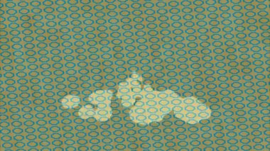 Benzersiz video giriş tasarımı projeleri için detaylı yüzey kalıbı film animasyon stili grafik girişi