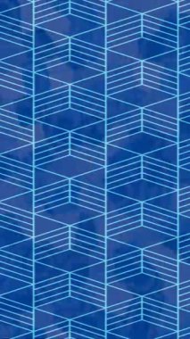 Benzersiz dijital animasyon tarzı grafikleri olan yaratıcı ortam tasarımı için yenilikçi hareket dokusu