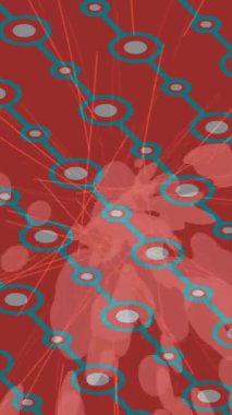 Estetik doku arkaplan tasarımı renkli hareket grafikleri ile moda film giriş profosyoneli