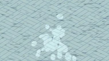 Benzersiz video giriş tasarımı projeleri için detaylı yüzey kalıbı film animasyon stili grafik girişi