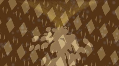 Benzersiz dijital animasyon tarzı grafikleri olan yaratıcı ortam tasarımı için yenilikçi hareket dokusu