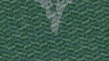 Soyut hareket desenli fütüristik video üretimi için dinamik dijital arkaplan