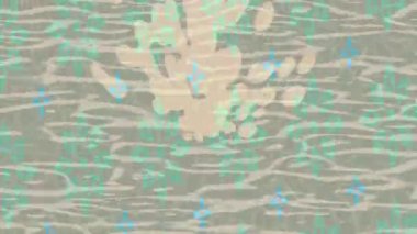 Lüks hareket projeleri için soyut tasarım stili animasyonu olan üst düzey dijital doku