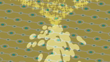 Benzersiz hareket grafikleri tasarım sanatına sahip yaratıcı film üretimi için özet bir arkaplan