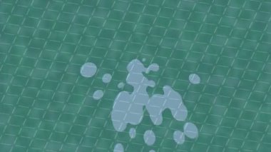 Soyut hareket desenli fütüristik video üretimi için dinamik dijital arkaplan