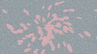 Benzersiz dijital animasyon tarzı grafikleri olan yaratıcı ortam tasarımı için yenilikçi hareket dokusu