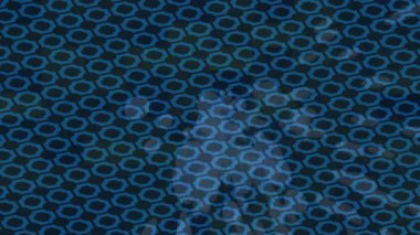 Benzersiz dijital animasyon tarzı grafikleri olan yaratıcı ortam tasarımı için yenilikçi hareket dokusu