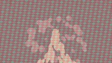 Dijital doku yüzey tasarım biçimi ile modern video animasyonu için gelişmiş hareket grafikleri