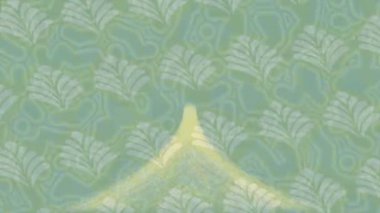 Organik desenli yüzey giriş stili video film sanatı ile soyut arkaplan tasarımı