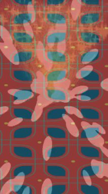 Dijital doku yüzey tasarım biçimi ile modern video animasyonu için gelişmiş hareket grafikleri