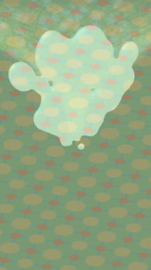 Benzersiz dijital animasyon tarzı grafikleri olan yaratıcı ortam tasarımı için yenilikçi hareket dokusu