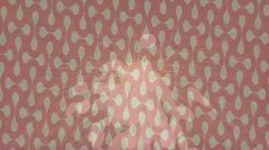 Benzersiz dijital animasyon tarzı grafikleri olan yaratıcı ortam tasarımı için yenilikçi hareket dokusu