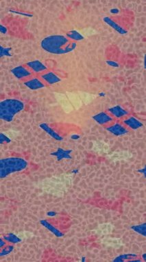 Lüks hareket projeleri için soyut tasarım stili animasyonu olan üst düzey dijital doku