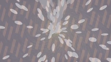 Benzersiz dijital animasyon tarzı grafikleri olan yaratıcı ortam tasarımı için yenilikçi hareket dokusu