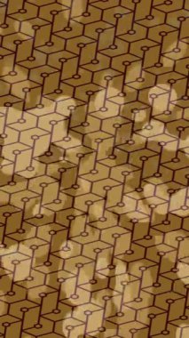 Lüks hareket projeleri için soyut tasarım stili animasyonu olan üst düzey dijital doku