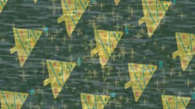 Benzersiz video giriş tasarımı projeleri için detaylı yüzey kalıbı film animasyon stili grafik girişi