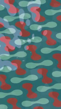 Benzersiz dijital animasyon tarzı grafikleri olan yaratıcı ortam tasarımı için yenilikçi hareket dokusu