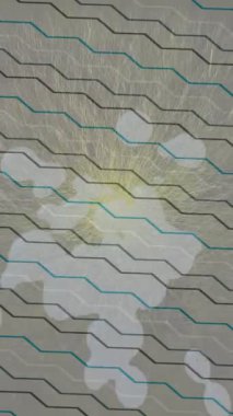 Organik desenli yüzey giriş stili video film sanatı ile soyut arkaplan tasarımı