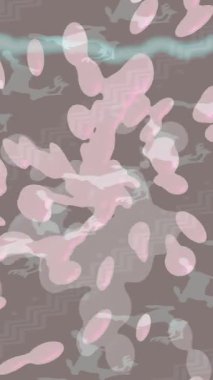 Benzersiz dijital animasyon tarzı grafikleri olan yaratıcı ortam tasarımı için yenilikçi hareket dokusu