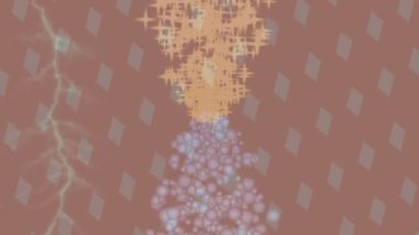 Organik desenli yüzey giriş stili video film sanatı ile soyut arkaplan tasarımı