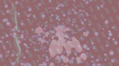 Soyut hareket desenli fütüristik video üretimi için dinamik dijital arkaplan