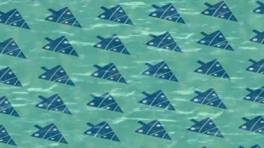 Benzersiz hareket grafikleri tasarım sanatına sahip yaratıcı film üretimi için özet bir arkaplan