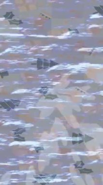 Lüks hareket projeleri için soyut tasarım stili animasyonu olan üst düzey dijital doku