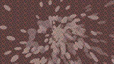 Soyut hareket desenli fütüristik video üretimi için dinamik dijital arkaplan