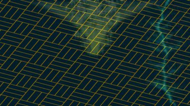 Benzersiz dijital animasyon tarzı grafikleri olan yaratıcı ortam tasarımı için yenilikçi hareket dokusu