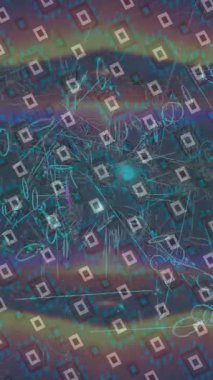 Benzersiz video giriş tasarımı projeleri için detaylı yüzey kalıbı film animasyon stili grafik girişi