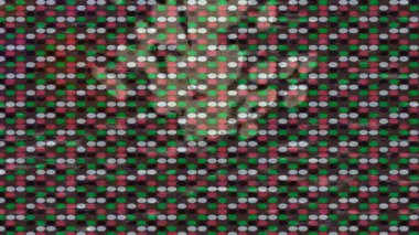 Benzersiz hareket grafikleri tasarım sanatına sahip yaratıcı film üretimi için özet bir arkaplan