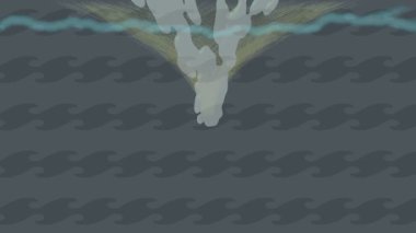 Dijital doku yüzey tasarım biçimi ile modern video animasyonu için gelişmiş hareket grafikleri