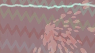 Lüks hareket projeleri için soyut tasarım stili animasyonu olan üst düzey dijital doku