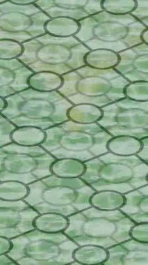 Soyut hareket desenli fütüristik video üretimi için dinamik dijital arkaplan