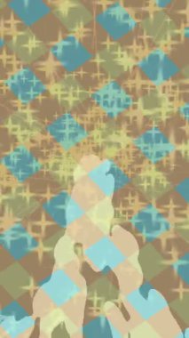 Benzersiz video giriş tasarımı projeleri için detaylı yüzey kalıbı film animasyon stili grafik girişi