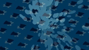 Benzersiz video giriş tasarımı projeleri için detaylı yüzey kalıbı film animasyon stili grafik girişi