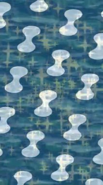 Soyut hareket desenli fütüristik video üretimi için dinamik dijital arkaplan