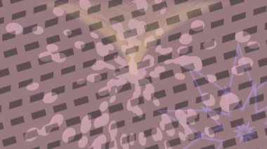 Estetik doku arkaplan tasarımı renkli hareket grafikleri ile moda film giriş profosyoneli