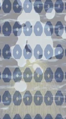 Dijital doku yüzey tasarım biçimi ile modern video animasyonu için gelişmiş hareket grafikleri